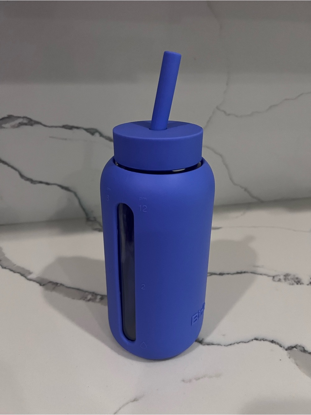 Bink Lounge Straw Cap Glass Waterbottle 27oz